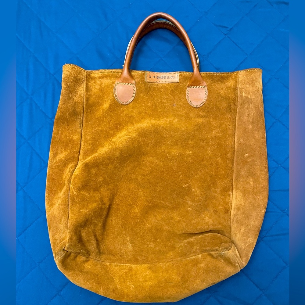 G.H Bass & Co Suede Bag
